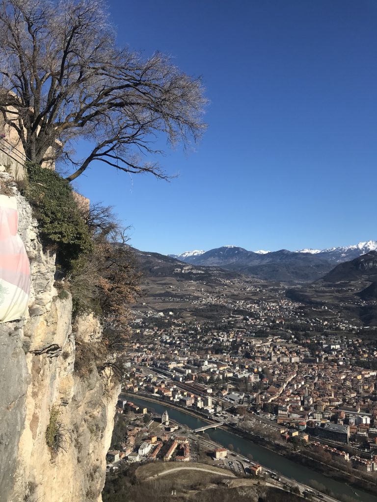 panorama of Trento valley